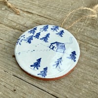 Image 3 of Christmas Cabin Decoration - Simple