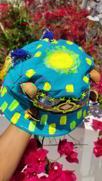 Image 2 of Turquoise Cosmic Cap