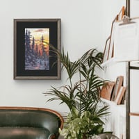 Image 2 of <h2>Frozen Fire </h2>Original Artwork <br />12 x 16 <br />Gouache