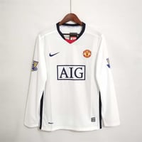 Image 1 of Manchester United 08/09 Away Retro Long Sleeve Jersey