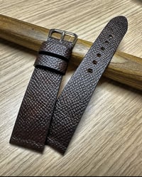 Image 2 of Russian grain Chocolate Brown Museum Watch Strap