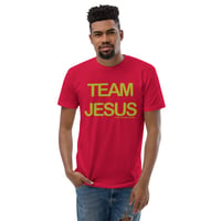 Image 3 of Team Jesus 03B Fitted Short Sleeve T-shirt