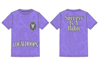 LocalHoops Paisley Tee - Lavender/Grey