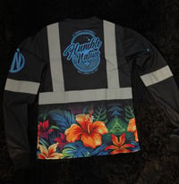 Image 2 of Hi viz Blue Floral Long Sleeve 