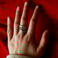 Image 4 of Advent day 12- wiggles ring in silver