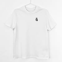 Image 5 of T-SHIRT THE_NK_CAT WHITE UNISEX
