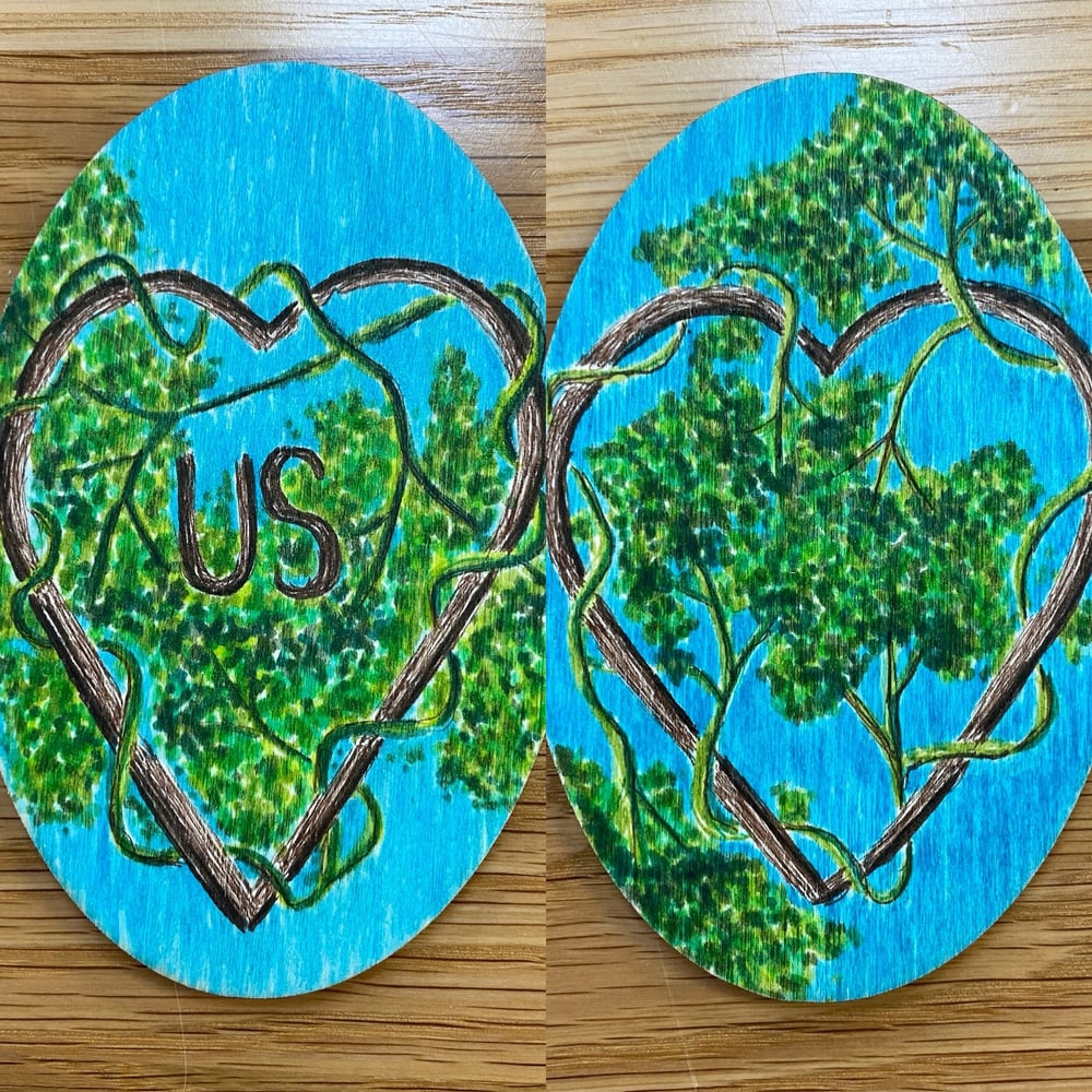 Image of Hand-drawn Heart Magnets