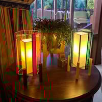 Image 5 of Vertical Red Table Lantern