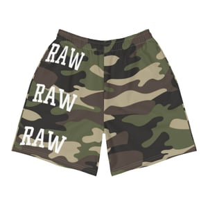 RAW Greenery Camo Athletic Shorts