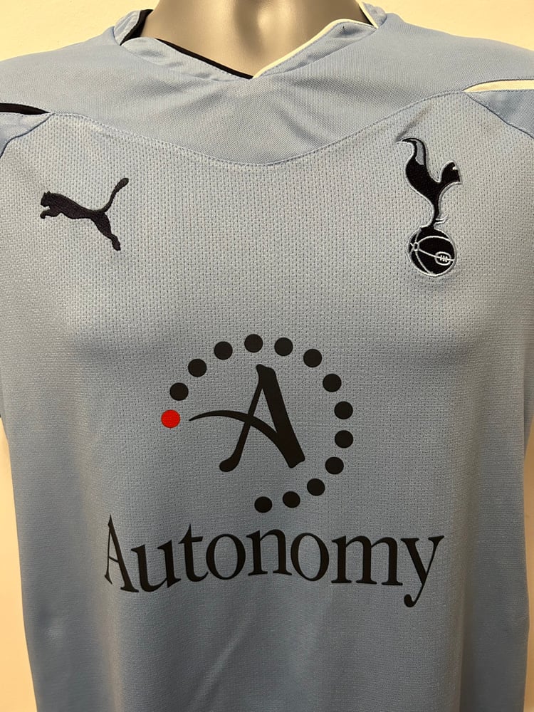 Image of Tottenham Hotspur “BALE 3” 2010/11 Away Shirt + PL patches (S)