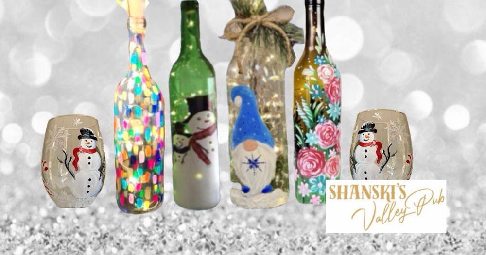 Image of Glass Paint Party 1/13 ShanSki’s Valley Pub Methuen, MA 21+