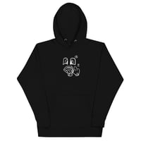 Image 1 of ThePloútosClub Premium BLACK “RECOVERED” Hoodie