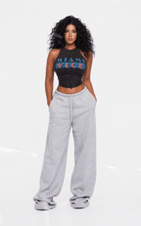 Image 1 of Miami Vice Crystal Halter Tee 