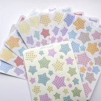 Image 1 of pattern stars - polka dots