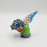 Image 1 of Bert with blue flowers 