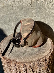 Image of Camo Leather Fanny Pack