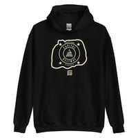Image 2 of LOVEDCGOGO "CAPITAL BELTWAY" Dark Unisex Hoodie Bone Text (see color options)