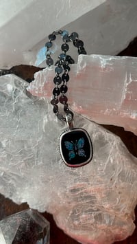 Image 1 of Opal butterfly pendant