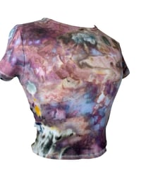 Image 10 of ♻️ UPCYCLED M BDG Crop Tee in Moody Watercolor Ice Dye