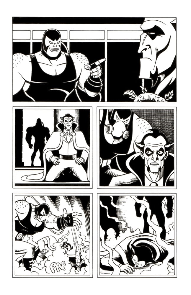Bootleg Batman Adventures 2: pg. 16 original art