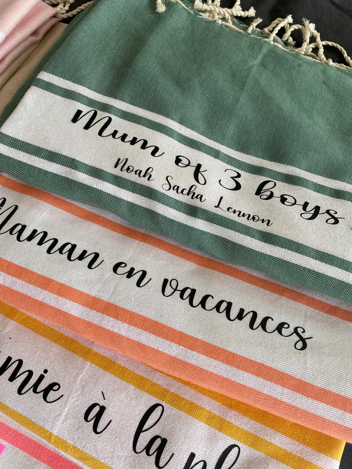 Image of Collection capsule / FOUTA personnalisée 