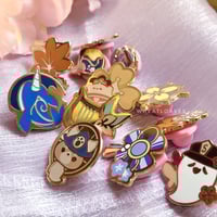 Image 4 of [LAST CHANCE] Genshin Impact Emblem Mini Enamel Pins Vol 3