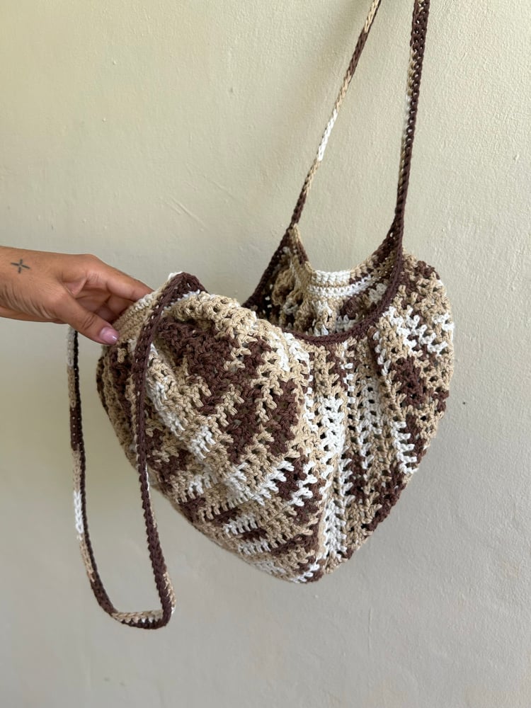Image of ✧Chocolate Milk Mesh Market Bag
