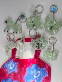 Image 1 of Mini animal pal keyrings