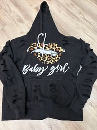 Small - Xl Babygirl destroyed hoodie