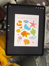 Image 1 of Feesh Friends Prints and Stickers 