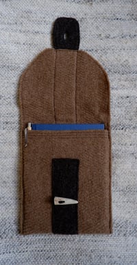 Image 3 of Moorit and Harting Black Felt Book/Kindle Sleeve - ‘Antler’