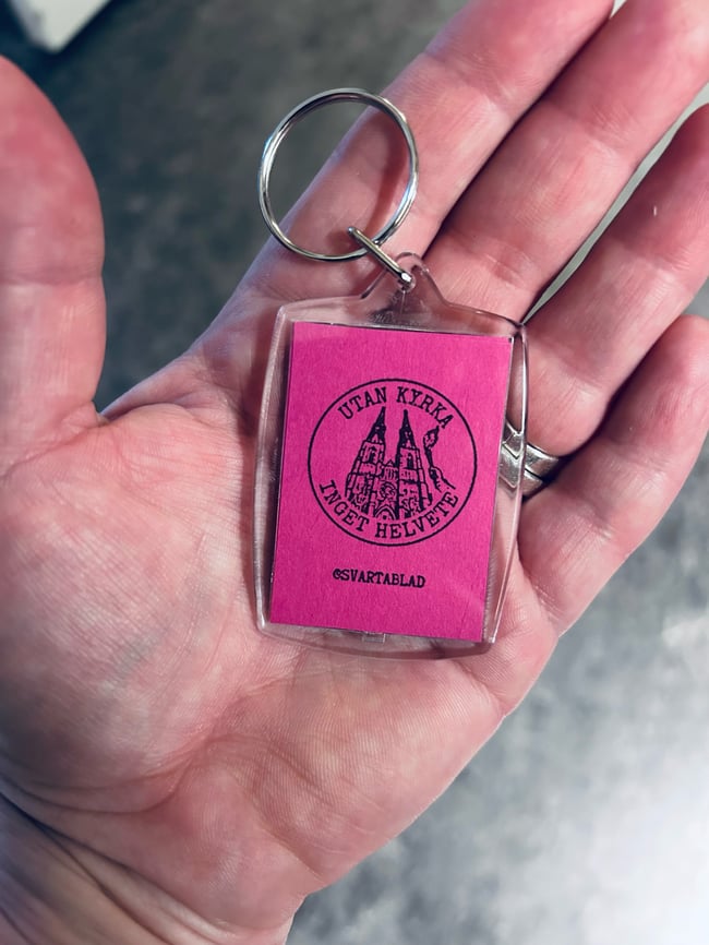 Nyckelring - Utan kyrka