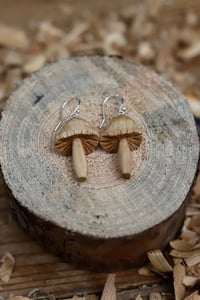 Image 3 of Mushroom earrings..