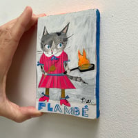 Image 7 of Originally painting on wood - Flambé 