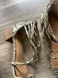 Image 3 of snake skin sandal 