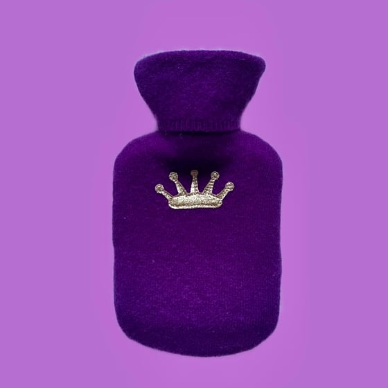 Image of Pure Cashmere Crown Mini Hot Water Bottle (Limited Edition)