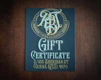 Royal Blue Tattoo Gift Certificate