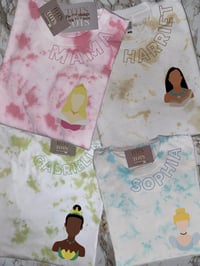 Image 1 of Princess Tie Dye T