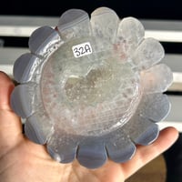 Image 4 of Druzy Agate Sunflower On Stand (32A)