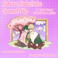 Image 1 of [PRE-ORDER] Sakura BakuDeku Enamel Pin 