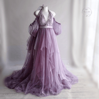 Image 1 of Photoshooting tulle dress Elvina | size S-M-L | purple