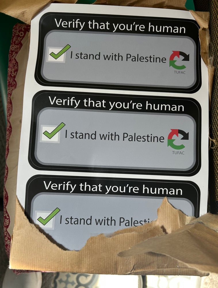 Verify That You Are Human (Large!) Stickers