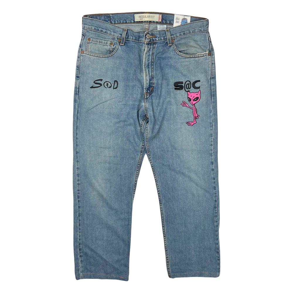 Image of Alien Bby Jeans (Blue)