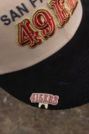 Image of San Francisco 415ers Enamel Pin Clip - OG Red/Black