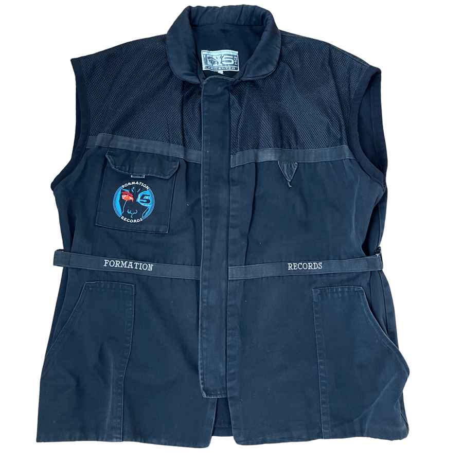 Image of Vintage original Formation Records 5HQ Gilet: Size L-XL