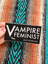 Image 1 of Vampire Feminist Sticker
