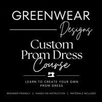 Image 1 of Custom Prom Dress Sewing Course (Beginner-Friendly) deposit $550