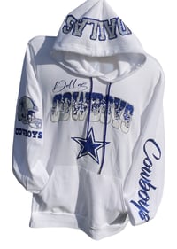 Image 1 of White Dallas Hoodie
