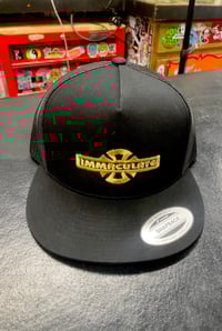Immaculate Hat Black and Gold