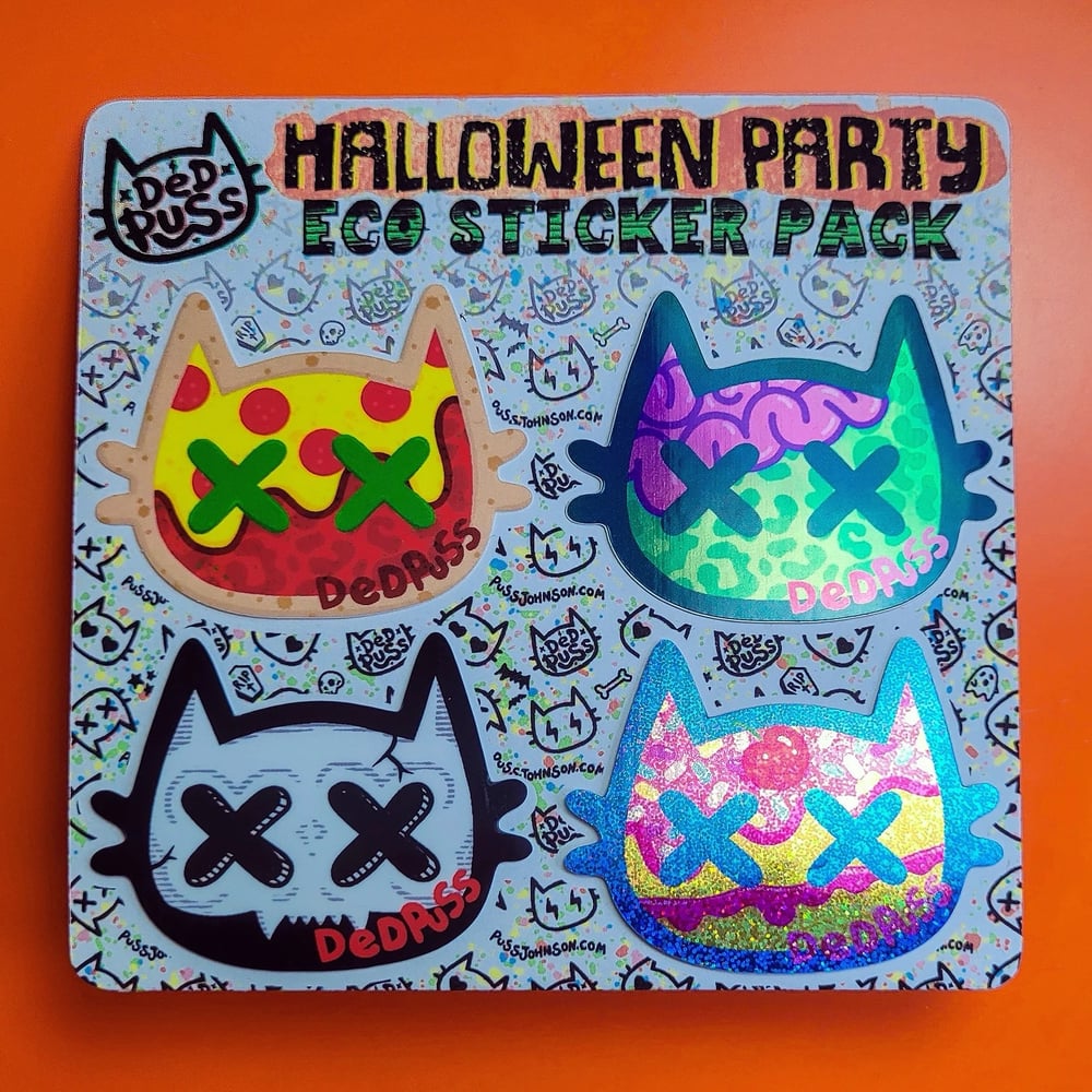 DeDPuSs Halloween Party Eco Sticker Pack